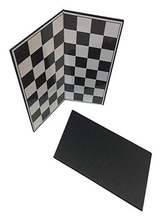 WENGTY Black and White Tournament Chess Set Professional Chess Vinyl Game with Solid Plastic Pieces Set (Fide Standards) - for Professional Chess Players - Black and White - Image 2